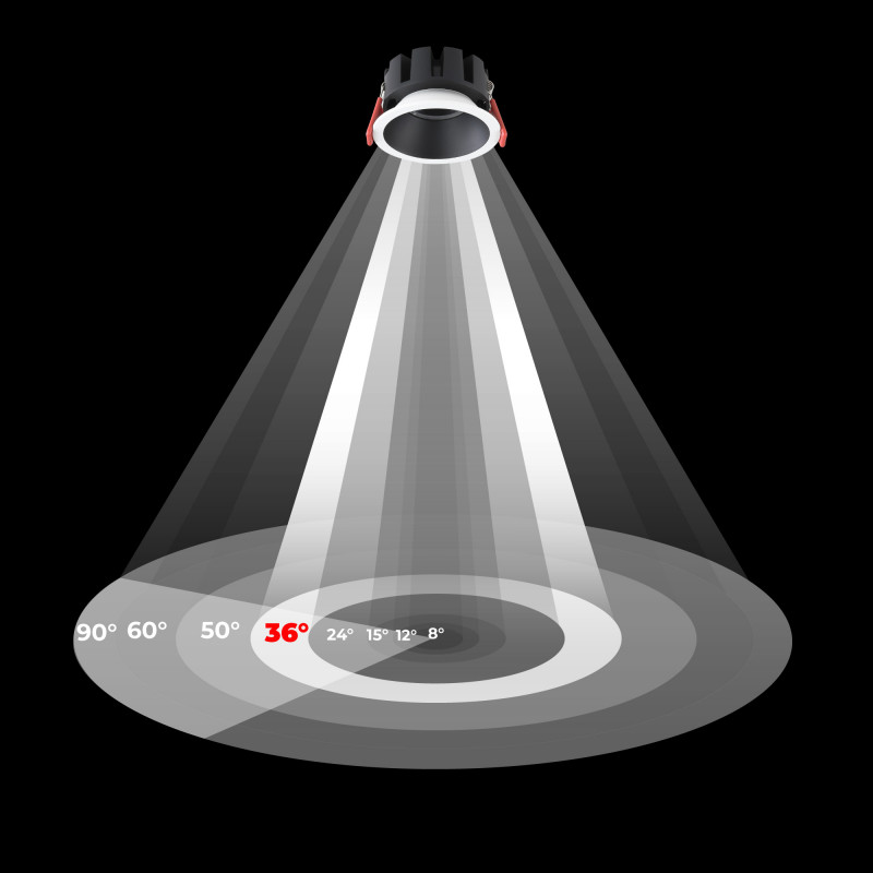 LED Downlight - 8W - CCT - OSRAM Chip - Cutout Ø75mm