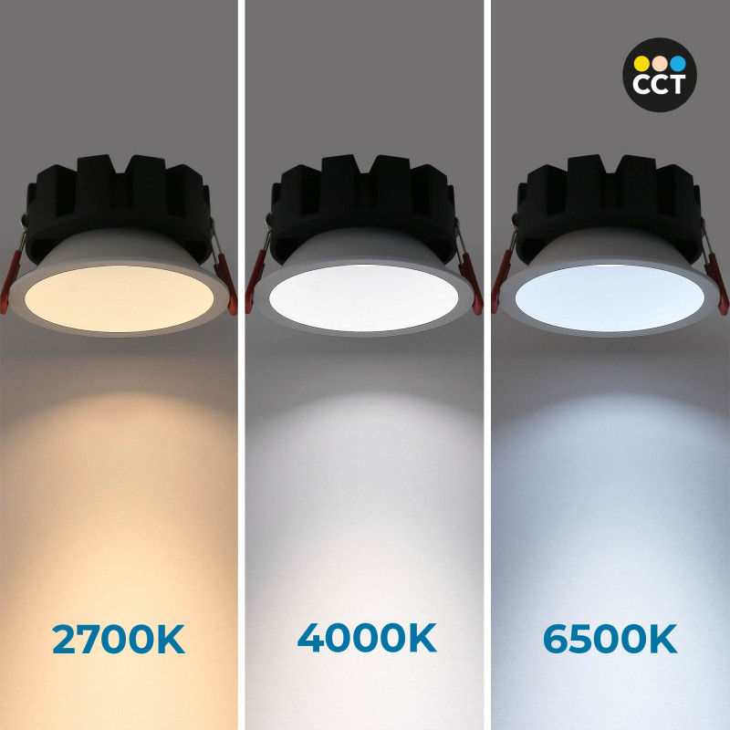 LED Downlight - 8W - CCT - OSRAM Chip - Cutout Ø75mm