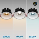 LED Downlight - 15W - CCT - OSRAM Chip - Cutout Ø90mm
