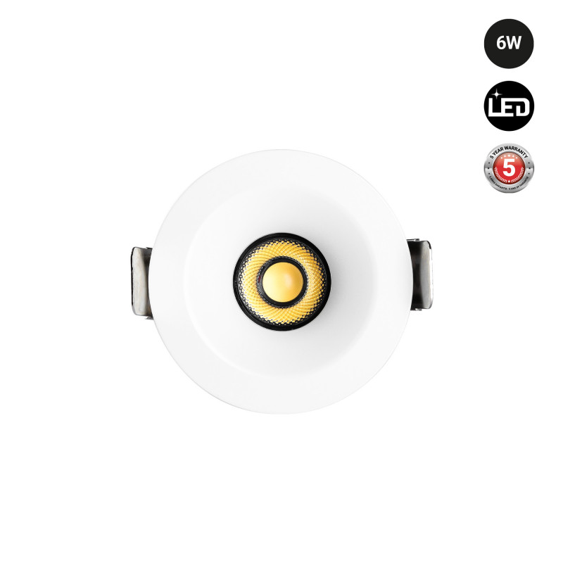 Downlight LED exterior 6W - CCT - Chip OSRAM - Driver PHILIPS - Corte Ø 55mm - IP54