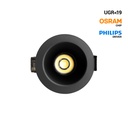 Downlight LED exterior 6W - CCT - Chip OSRAM - Driver PHILIPS - Corte Ø 55mm - IP54
