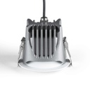 Downlight LED exterior 12W - CCT - Chip OSRAM - Driver PHILIPS - Corte Ø 75mm - IP54