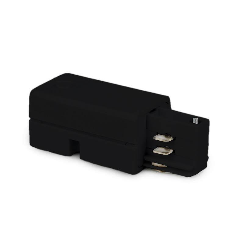Starter connector for three-phase surface-mounted rail
