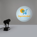 Rotating LED GOBO Projector 35W - Indoor - 18° Optics - IP20