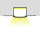 Profile for LED Strip - Recessed / Trimless - 25x35mm - With diffuser - 2 meters