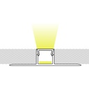 Profile for LED Strip - Recessed / Trimless - 11x15mm - With diffuser - 2 meters