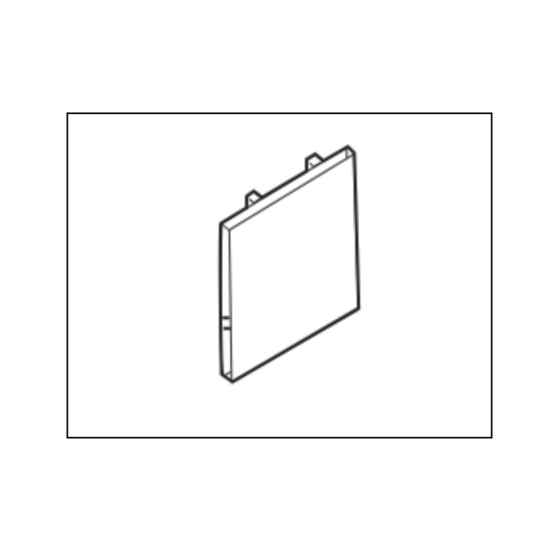 End cap for three-phase rail