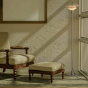 Design floor lamp "Marshal" - Glass shade - E27