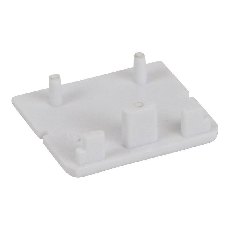 End cap for three-phase rail