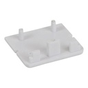 End cap for three-phase rail