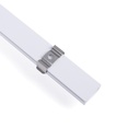 Profile for LED Strip - Surface Mounted - 17x8mm - Complete kit - 1 meter