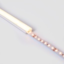 Profile for LED Strip - Surface Mounted - 17x8mm - Complete kit - 1 meter
