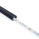 Profile for LED Strip - Surface Mounted - 17x8mm - Complete kit - 1 meter