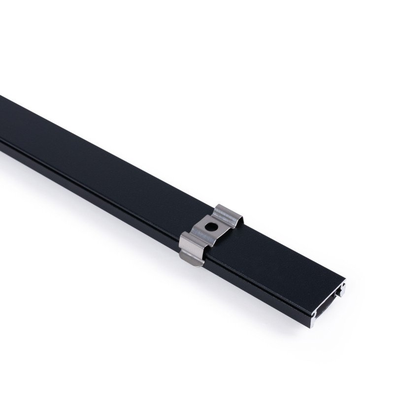 Profile for LED Strip - Surface Mounted - 17x8mm - Complete kit - 1 meter