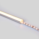 Profile for LED Strip - Surface Mounted - 17x8mm - Complete kit - 1 meter