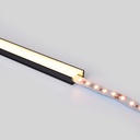 Profile for LED Strip - Surface Mounted - 17x8mm - Complete kit - 1 meter