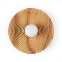 Wooden design wall light "RIANNE" - G9 - Ø28cm