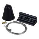 Hanging kit for three-phase rail - Cable 1,5m (1 pcs.)