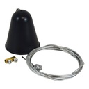 Hanging kit for three-phase rail - Cable 1,5m (1 pcs.)