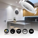 Indoor LED Downlight- 7W - CCT - TRIAC- 630lm - Cut Ø 70mm - IP20