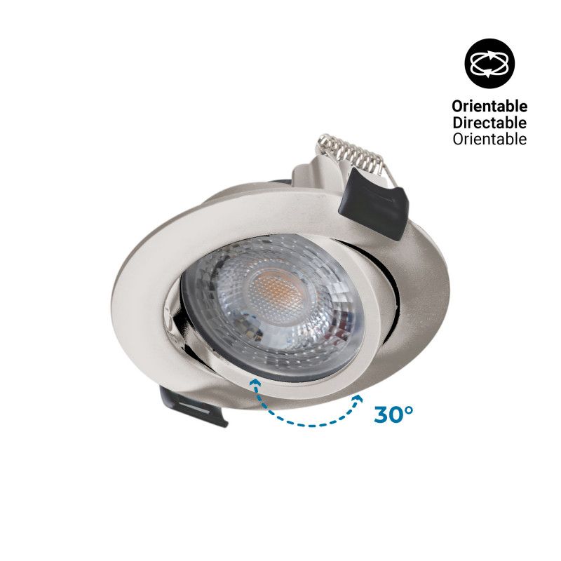 Indoor LED Downlight- 7W - CCT - TRIAC- 630lm - Cut Ø 70mm - IP20