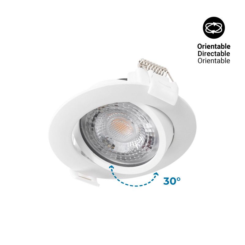 Indoor LED Downlight- 7W - CCT - TRIAC- 630lm - Cut Ø 70mm - IP20