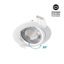 Indoor LED Downlight- 7W - CCT - TRIAC- 630lm - Cut Ø 70mm - IP20