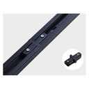 Straight rigid joint for single-phase rail