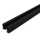 Surface mounted 1-phase track for LED spotlights - 1 m