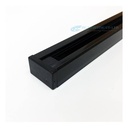 Surface mounted 1-phase track for LED spotlights - 1 m