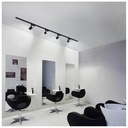 Surface mounted 1-phase track for LED spotlights - 1 m