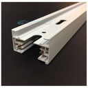 Surface mounted 1-phase track for LED spotlights - 1 m