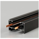 Surface mounted 1-phase track for LED spotlights - 1 m