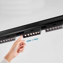 Magnetic rail 20mm surface mounted 48V - 1 meter