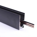Magnetic rail 20mm surface mounted 48V - 1 meter
