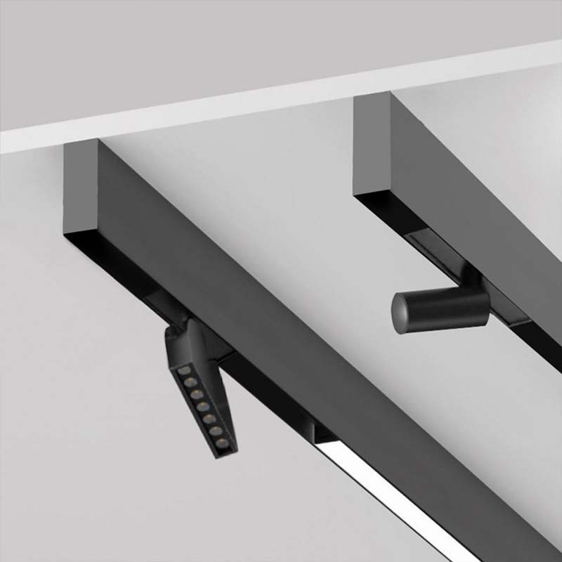Magnetic rail 20mm surface mounted 48V - 1 meter