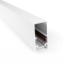 Magnetic rail 20mm surface mounted 48V - 1 meter