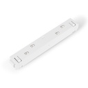 Straight connection connector for magnetic rails 20mm