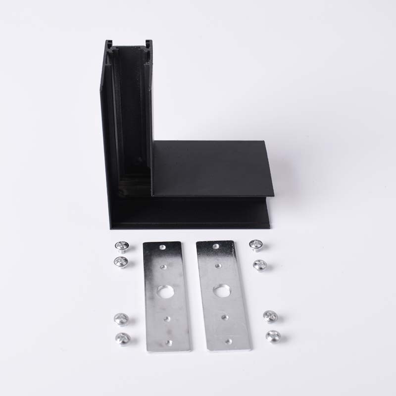 L-joint for surface magnetic rails 20mm - Horizontal