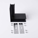 L-joint for surface magnetic rails 20mm - Horizontal
