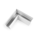 L-joint for surface magnetic rails 20mm - Horizontal
