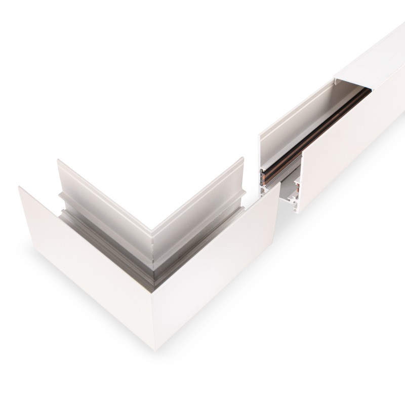 L-joint for surface magnetic rails 20mm - Horizontal