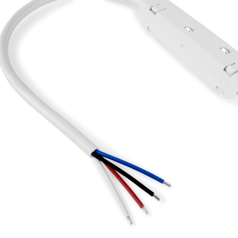 Starter connector with cable for magnetic rail - 48V