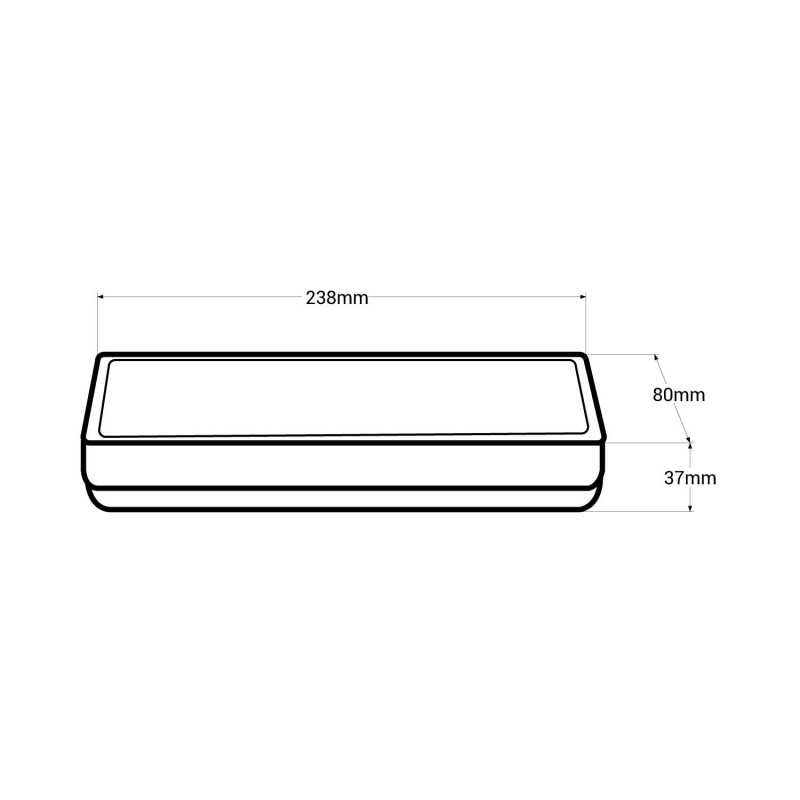 LED emergency light - 3W - 250lm - Autonomy 3h
