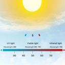 "SMART Blue Skylight" LED Panel - Sky effect - Daylight - 50W - 60x30cm