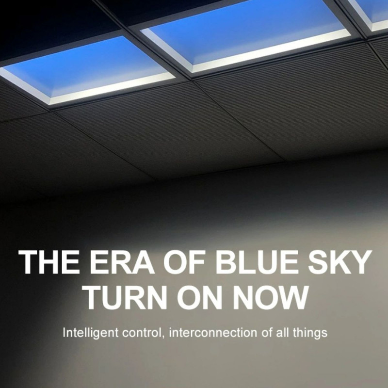 "SMART Blue Skylight" LED Panel - Sky effect - Daylight - 50W - 60x30cm