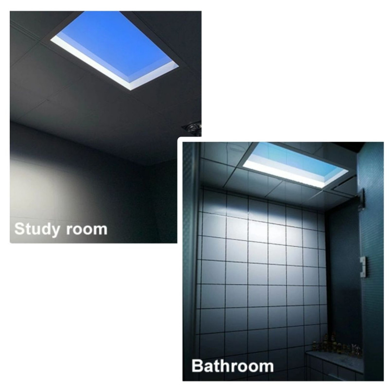 "SMART Blue Skylight" LED Panel - Sky effect - Daylight - 50W - 60x30cm