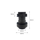 E27 Lampholder for Flat Cable Wreath IP44