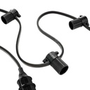 Black Flat Cable 2x1,5mm2 for Custom-made Wreath (sold by meters)