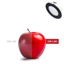 Kit Downlight LED exterior 5W - IP65 -  3000K + Aro intercambiable - TRIAC regulable - Corte Ø68mm